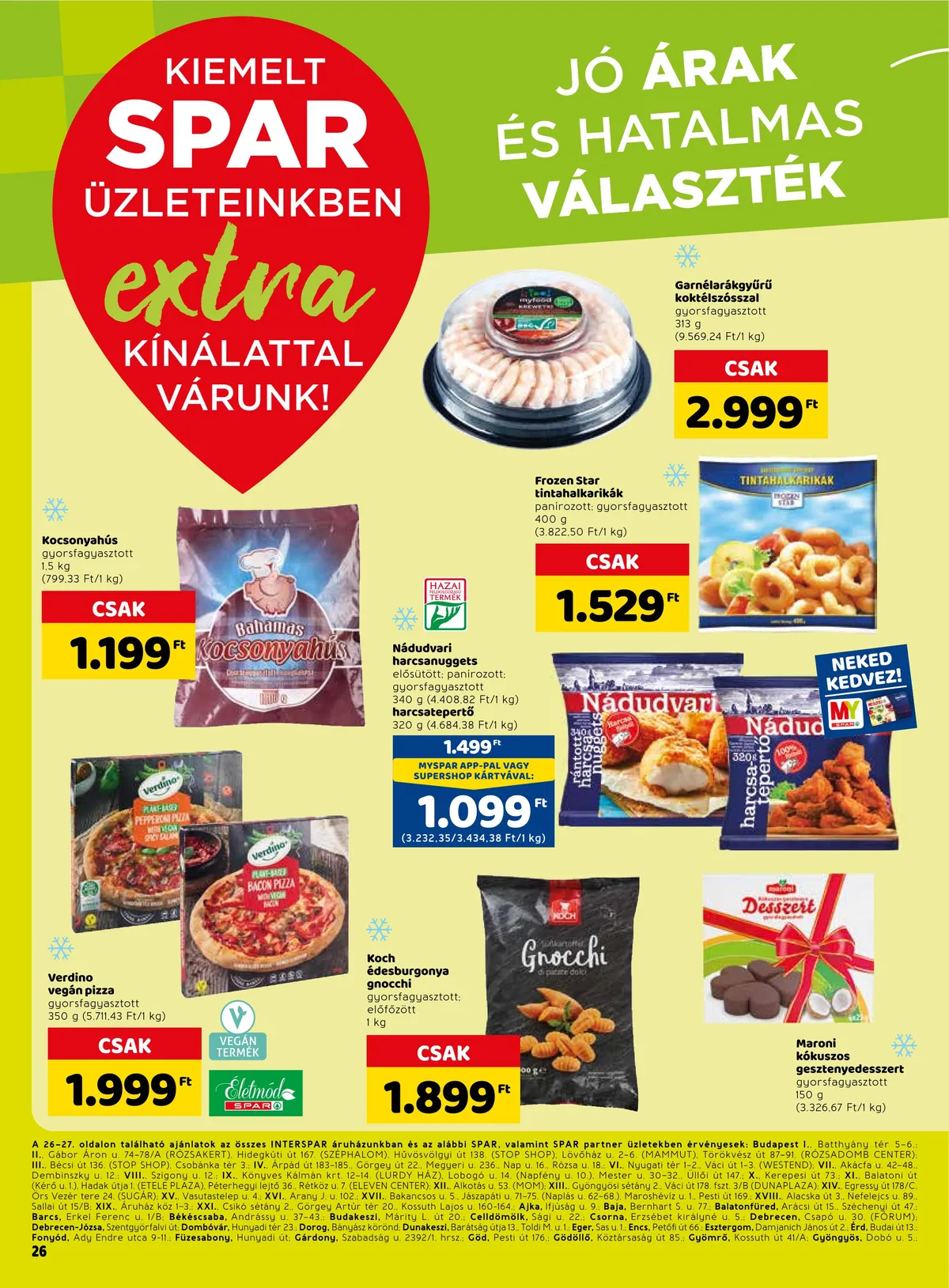 Spar akciós újság Extra 11.24–11.30 – 3. oldal