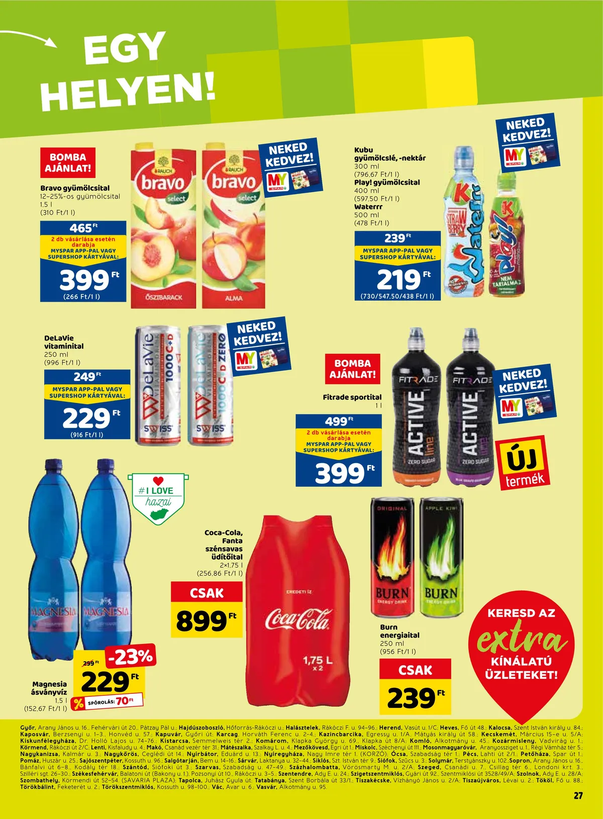 Spar akciós újság Extra 11.24–11.30 – 4. oldal