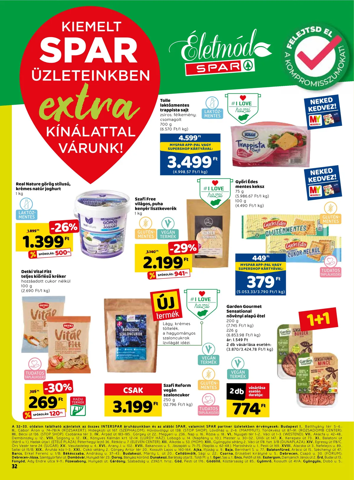 Spar akciós újság Extra 12.01–12.07