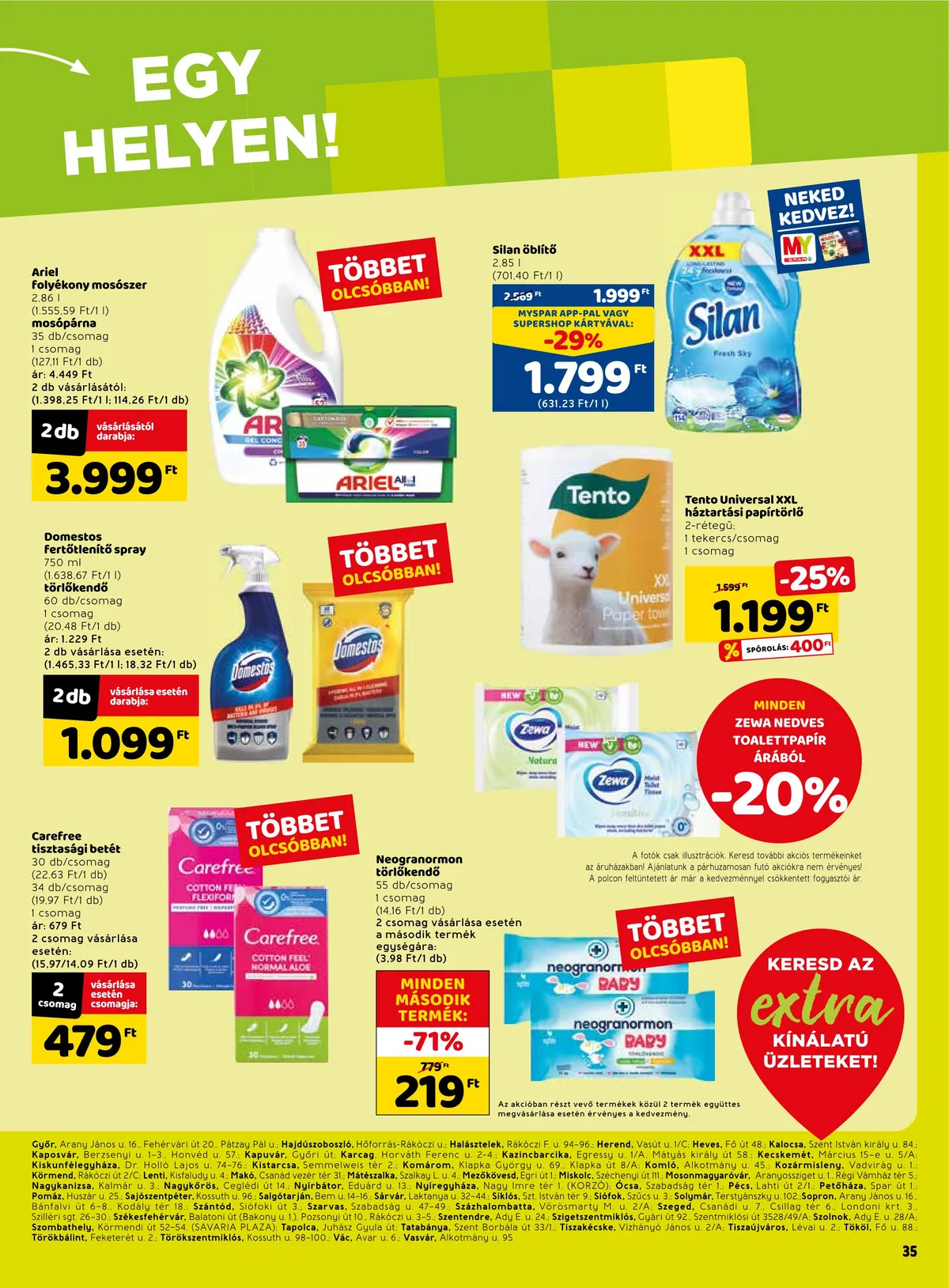 Spar akciós újság Extra 12.01–12.07 – 4. oldal