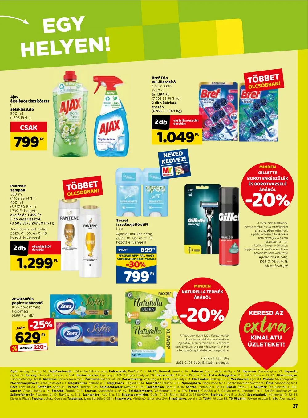 Spar akciós újság Extra 01.05–01.11 – 8. oldal