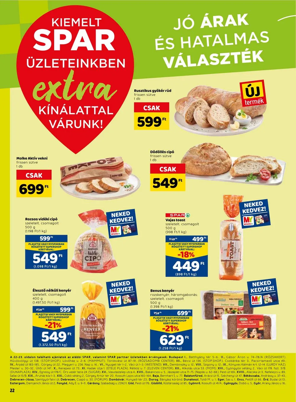Spar akciós újság Extra 01.19–01.25 – 3. oldal