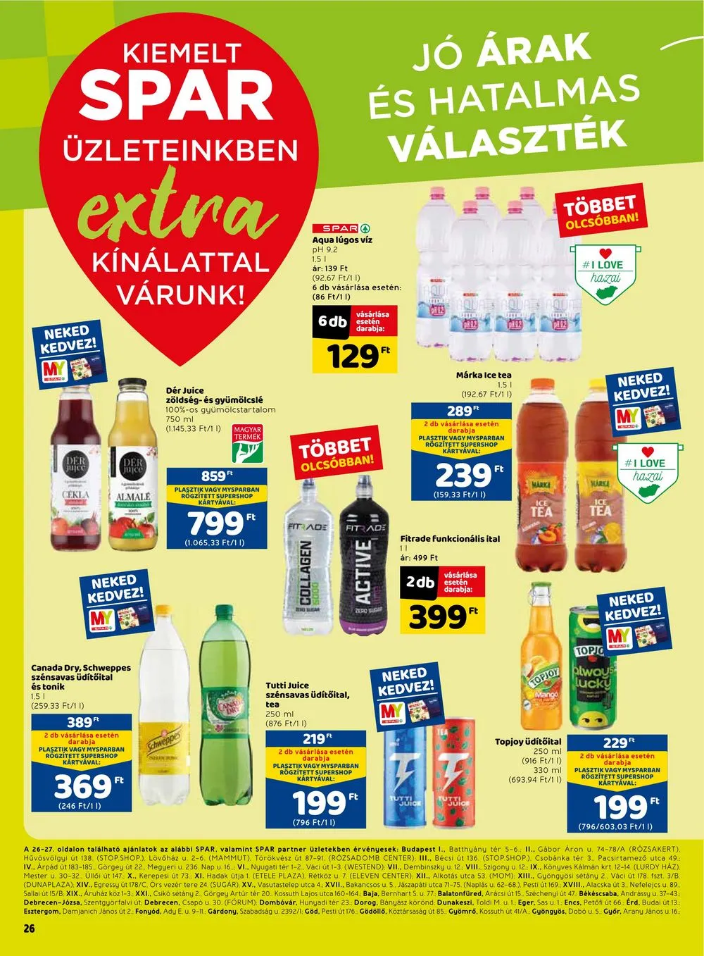 Spar akciós újság Extra 01.19–01.25 – 7. oldal
