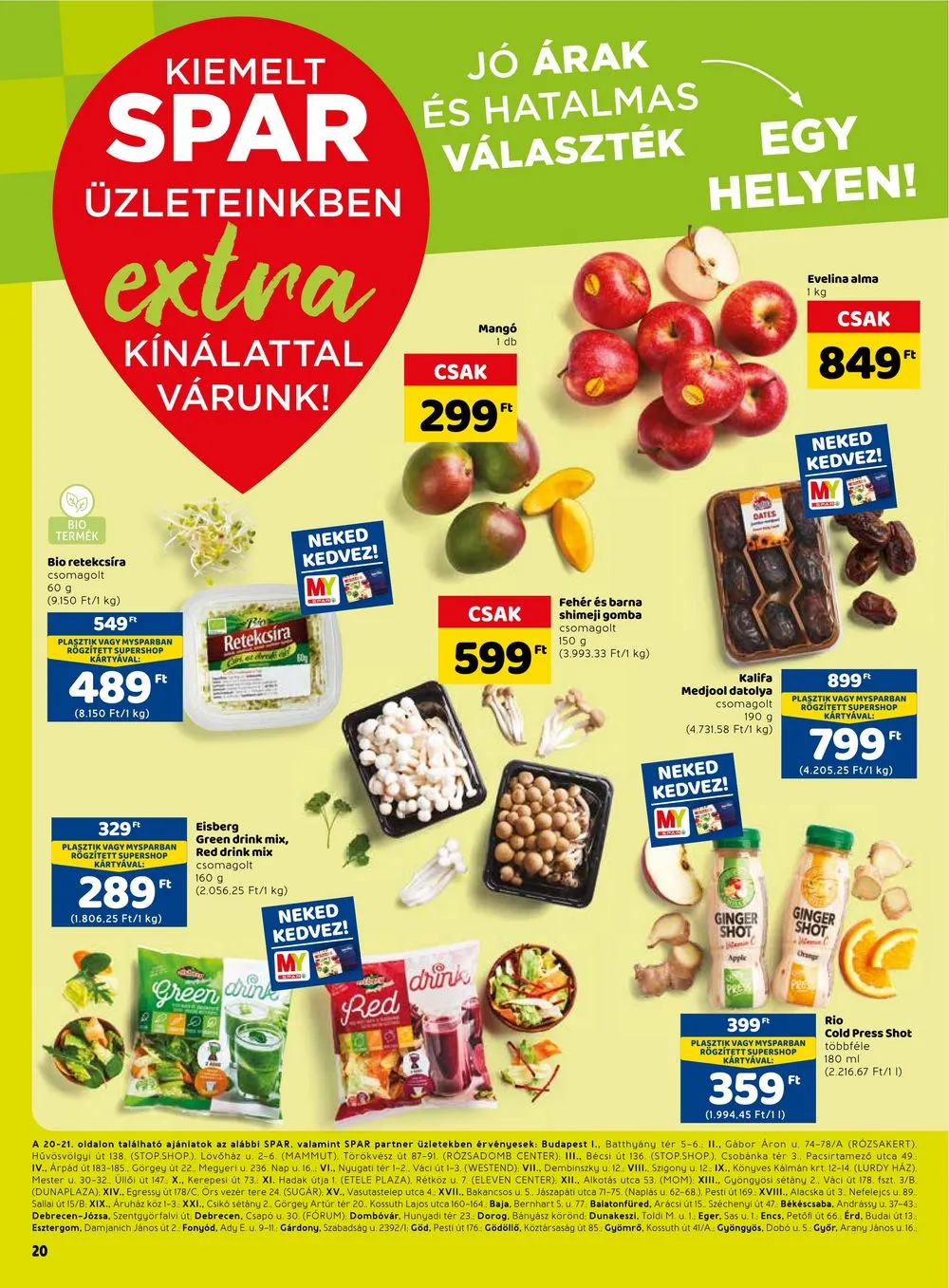 Spar akciós újság Extra 01.26–02.01