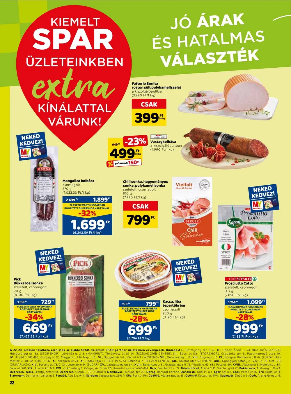 Spar akciós újság Extra 01.26–02.01 – 3. oldal