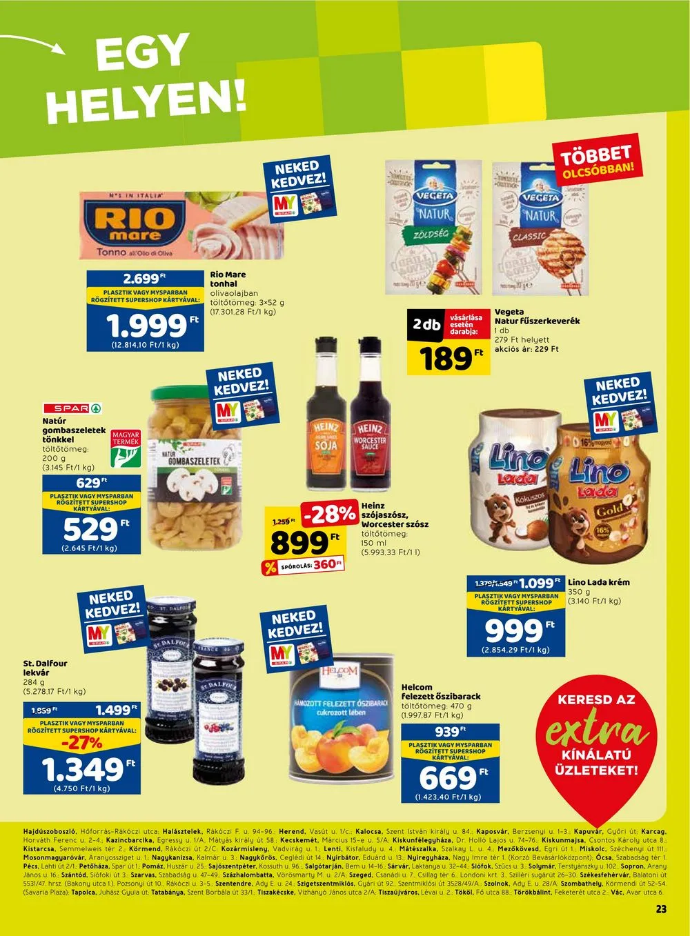 Spar akciós újság Extra 01.26–02.01 – 4. oldal