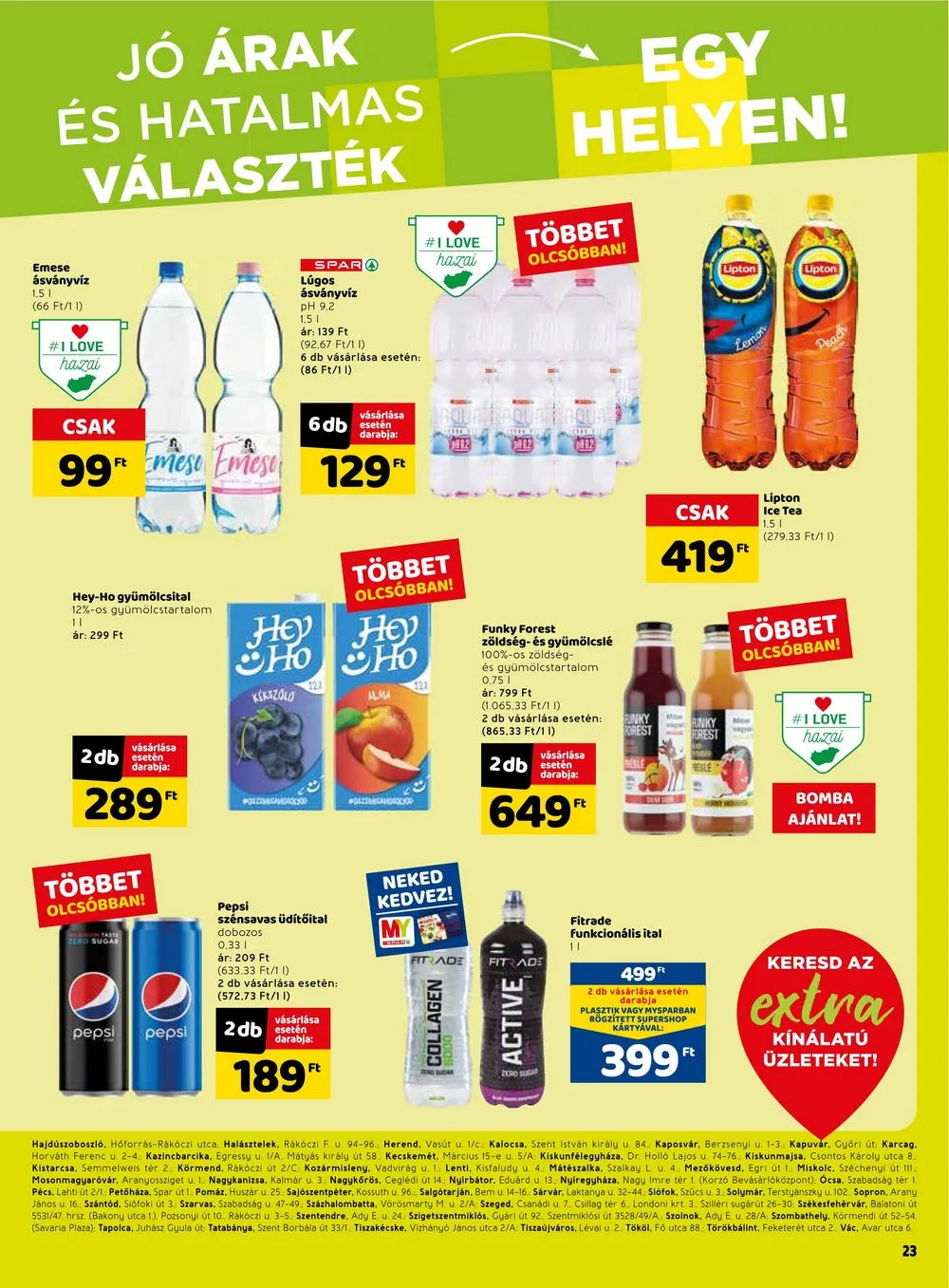 Spar akciós újság Extra 02.02–02.08 – 4. oldal
