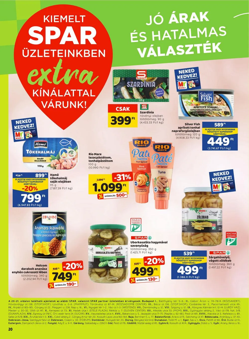 Spar akciós újság Extra 02.16–02.22