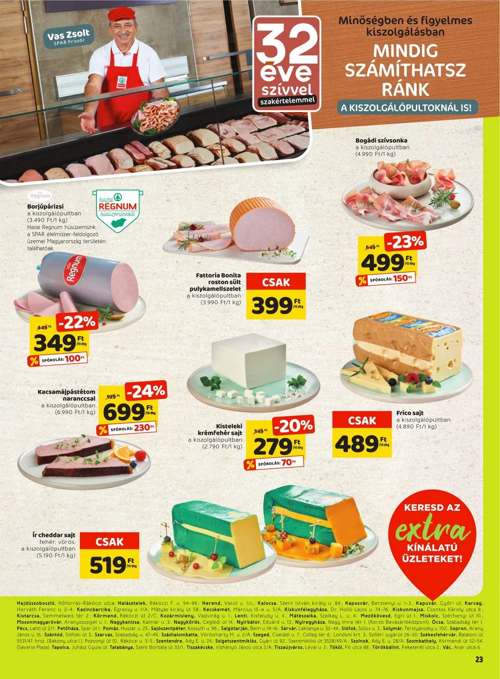 Spar akciós újság Extra 02.16–02.22 – 4. oldal