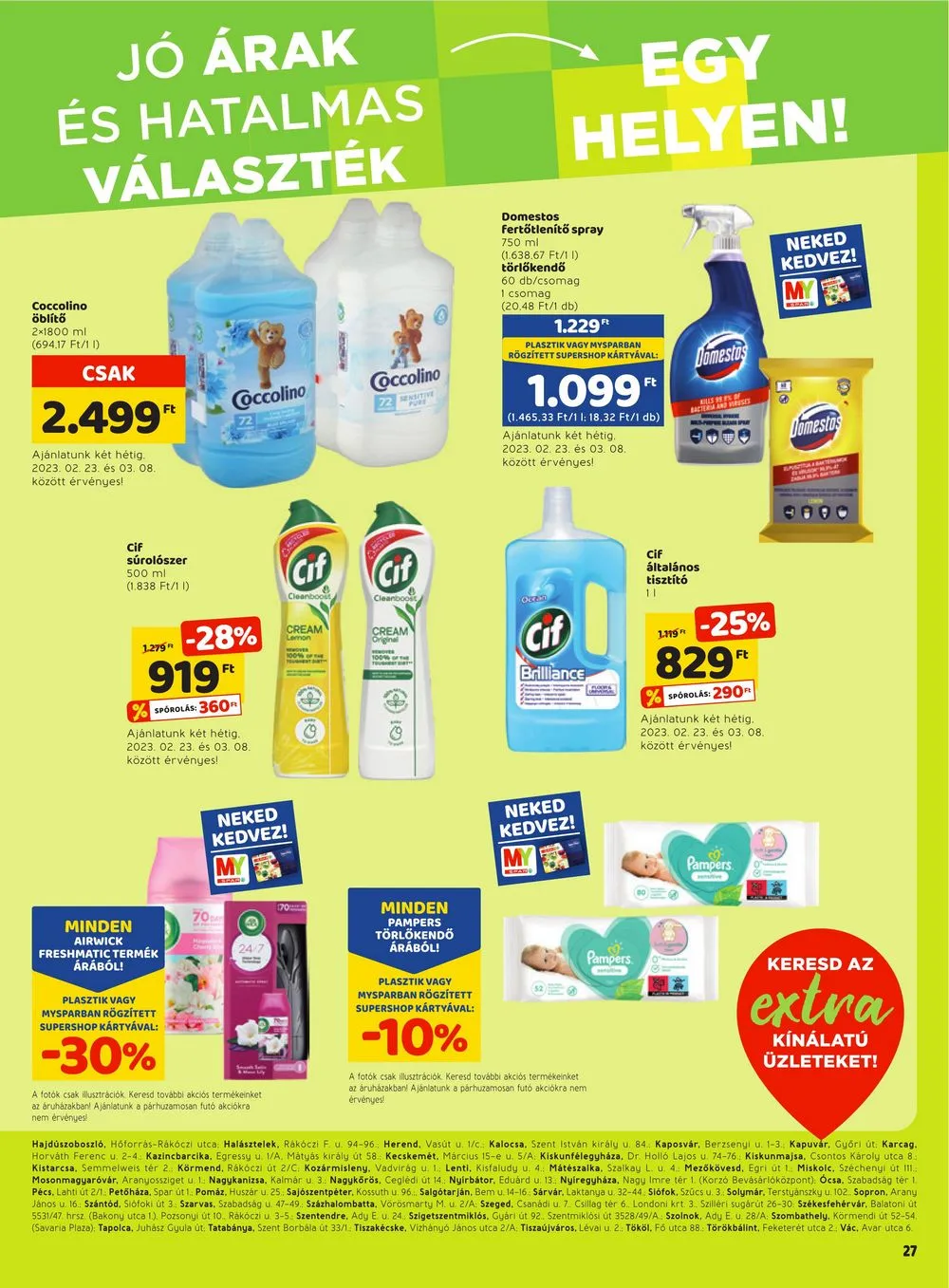 Spar akciós újság Extra 02.23–03.01 – 8. oldal