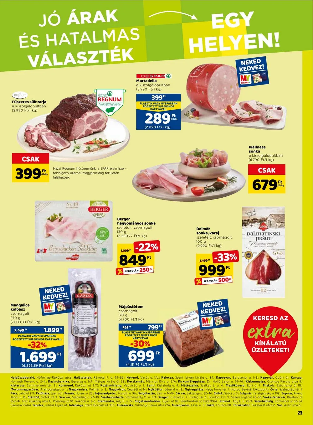 Spar akciós újság Extra 03.02–03.08 – 4. oldal
