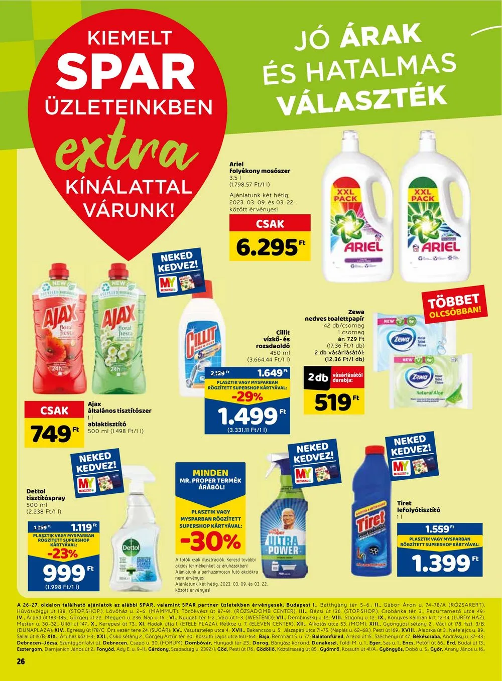 Spar akciós újság Extra 03.09–03.14 – 7. oldal