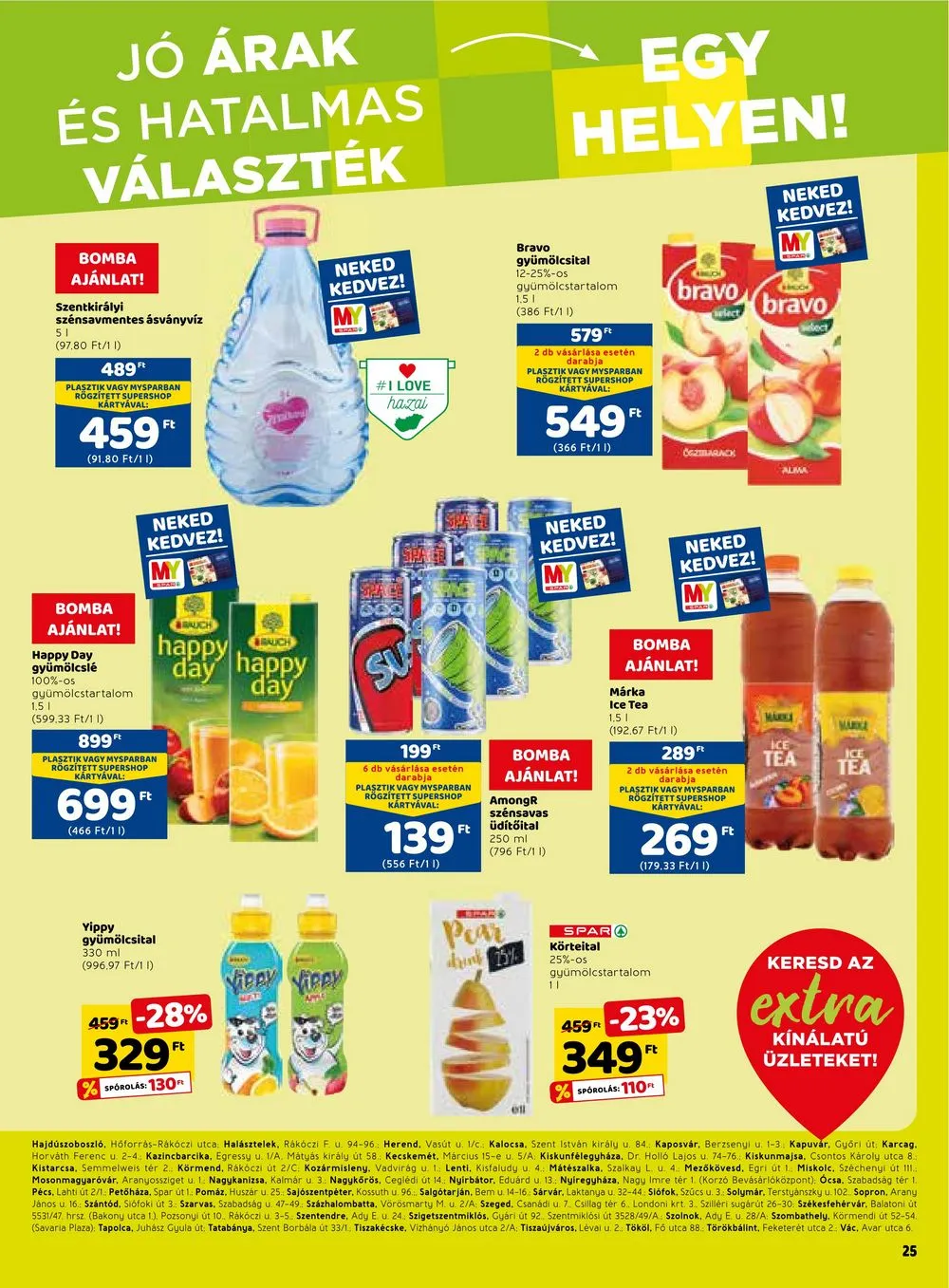 Spar akciós újság Extra 03.16–03.22 – 6. oldal