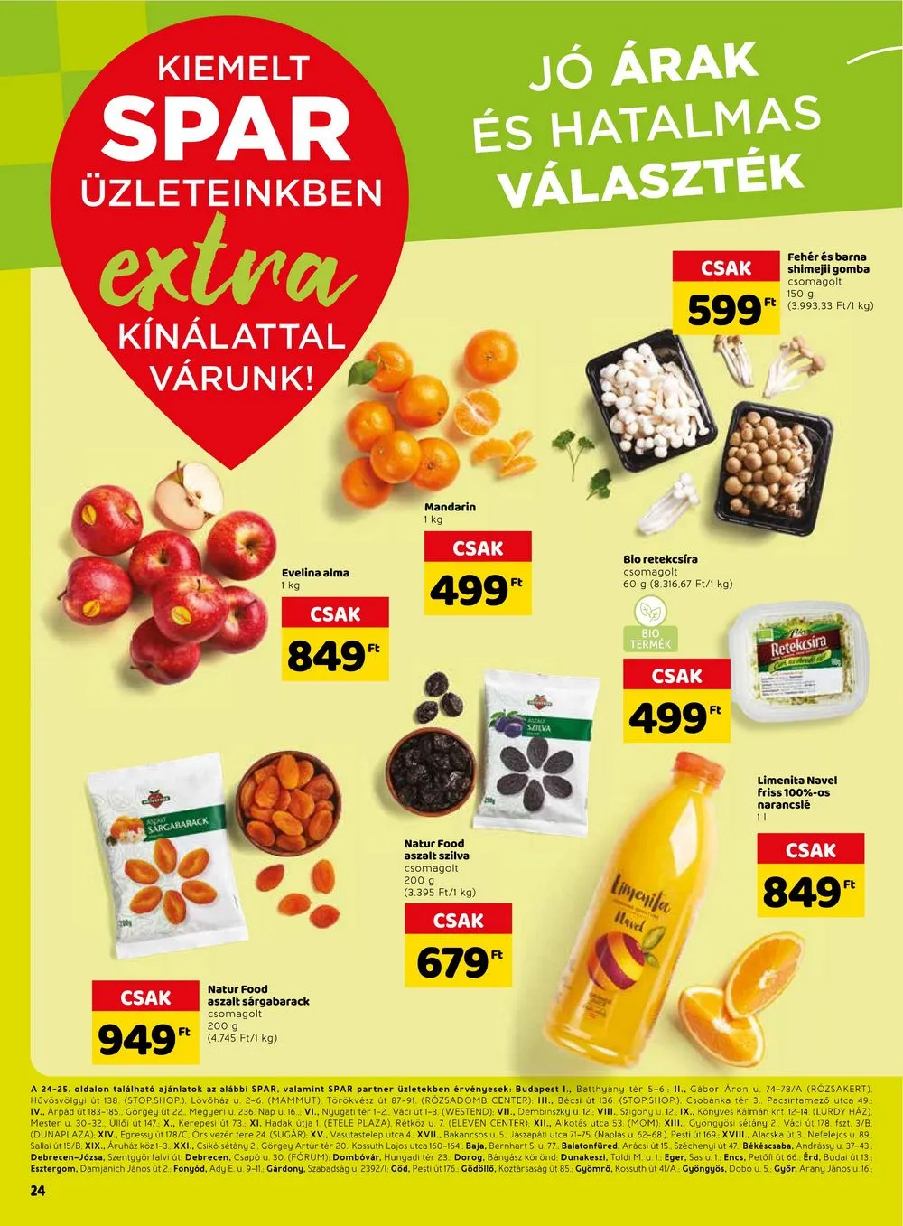 Spar akciós újság Extra 03.23–03.29