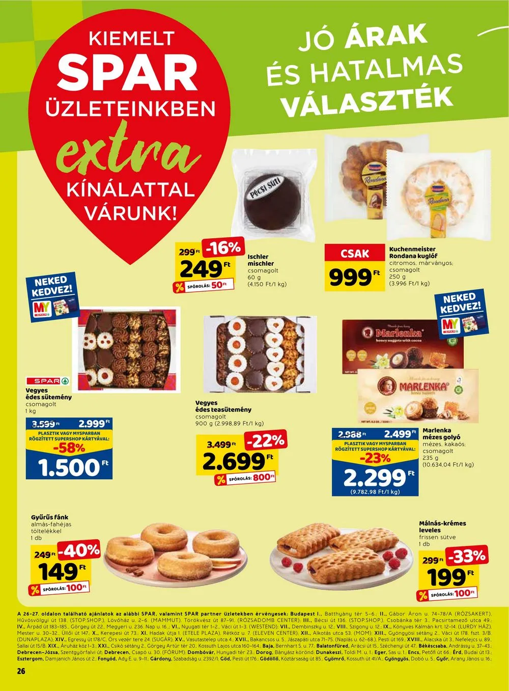 Spar akciós újság Extra 03.23–03.29 – 3. oldal