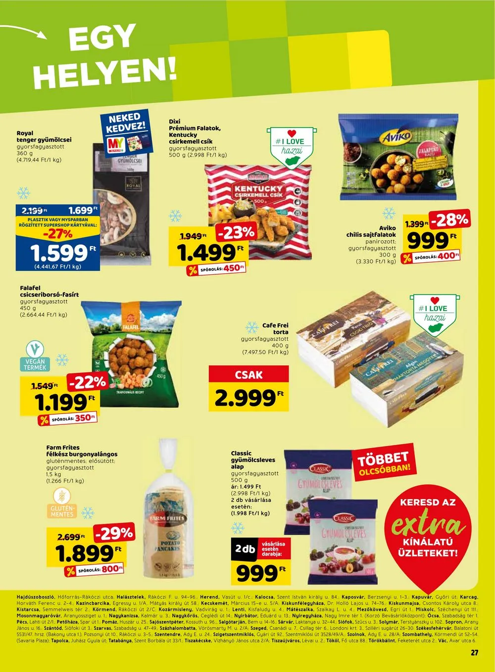 Spar akciós újság Extra 03.23–03.29 – 4. oldal