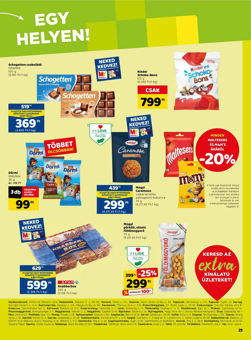 Spar akciós újság Extra 03.23–03.29 – 6. oldal