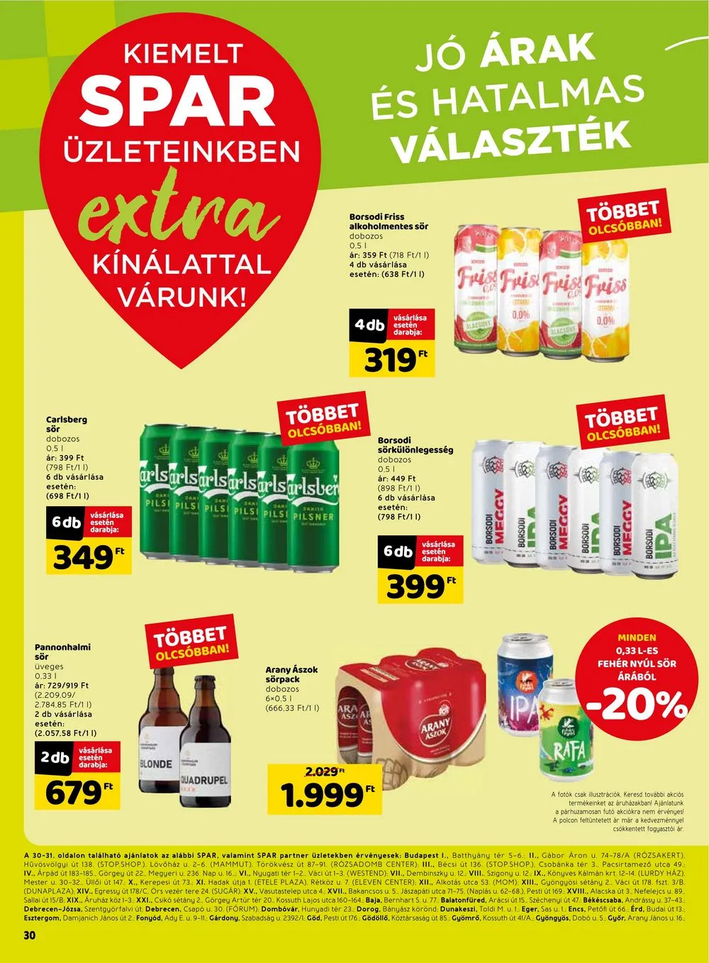 Spar akciós újság Extra 03.23–03.29 – 7. oldal