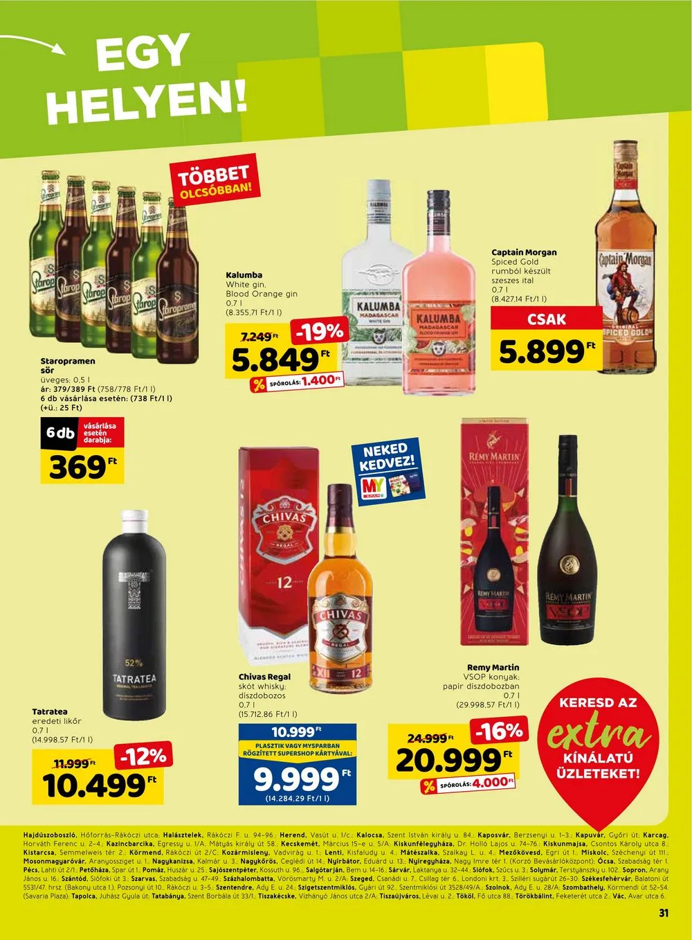 Spar akciós újság Extra 03.23–03.29 – 8. oldal