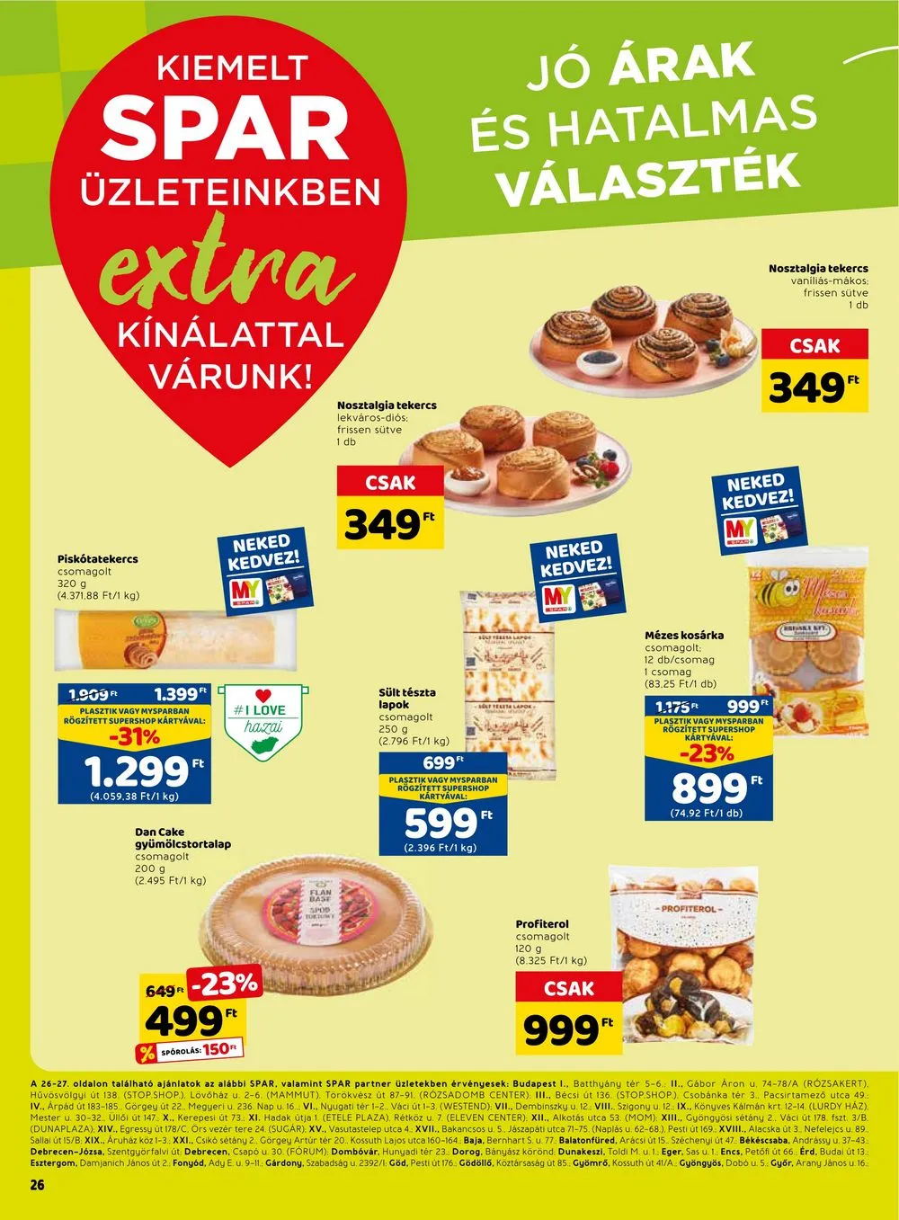 Spar akciós újság Extra 03.30–04.08 – 3. oldal