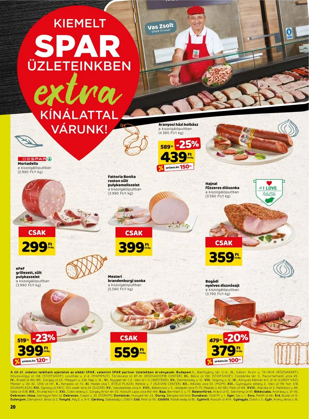 Spar akciós újság Extra 04.13–04.19