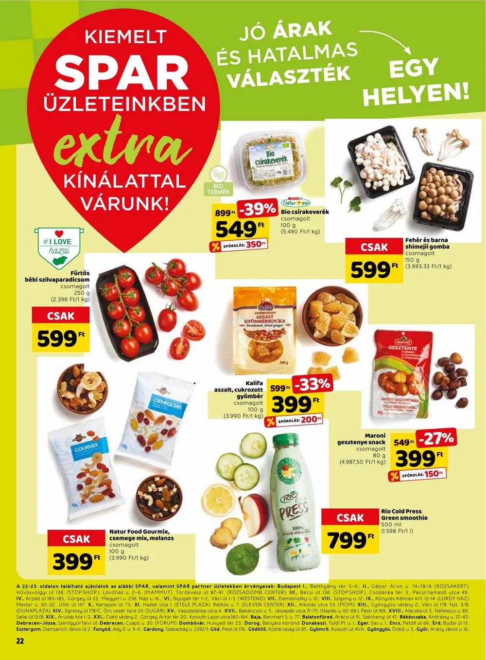 Spar akciós újság Extra 04.13–04.19 – 3. oldal