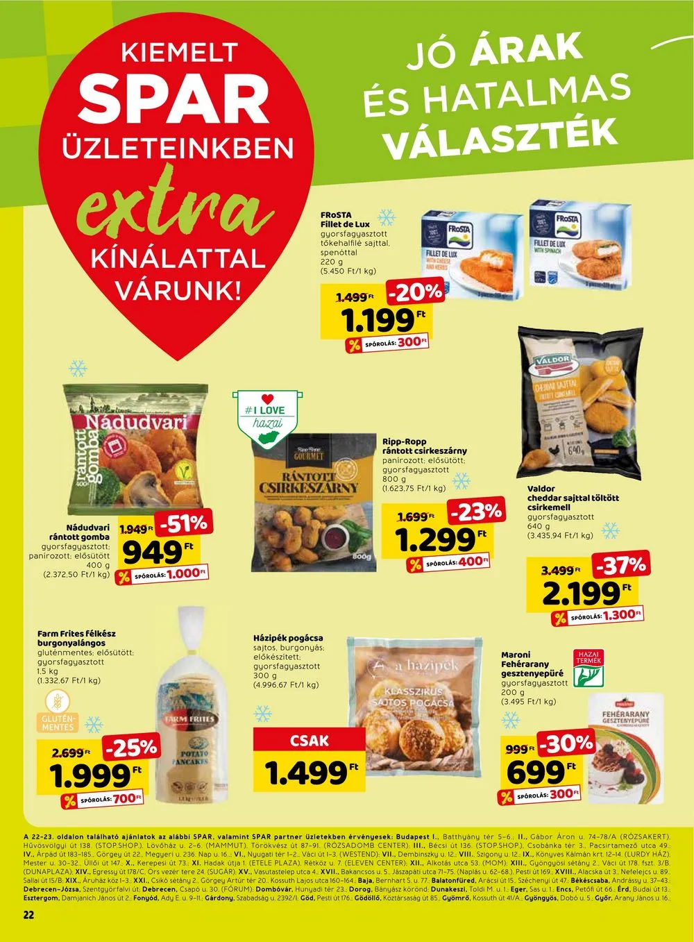 Spar akciós újság Extra 04.20–04.26 – 3. oldal