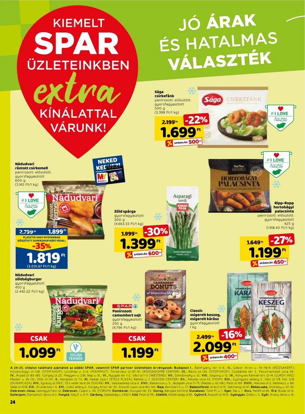 Spar akciós újság Extra 04.27–05.03