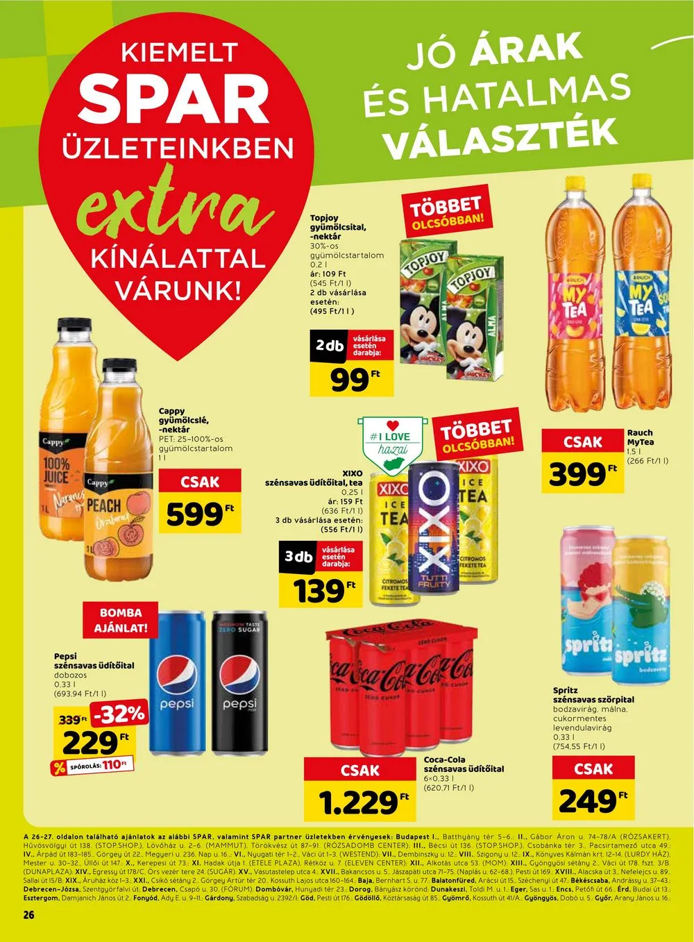 Spar akciós újság Extra 04.27–05.03 – 3. oldal