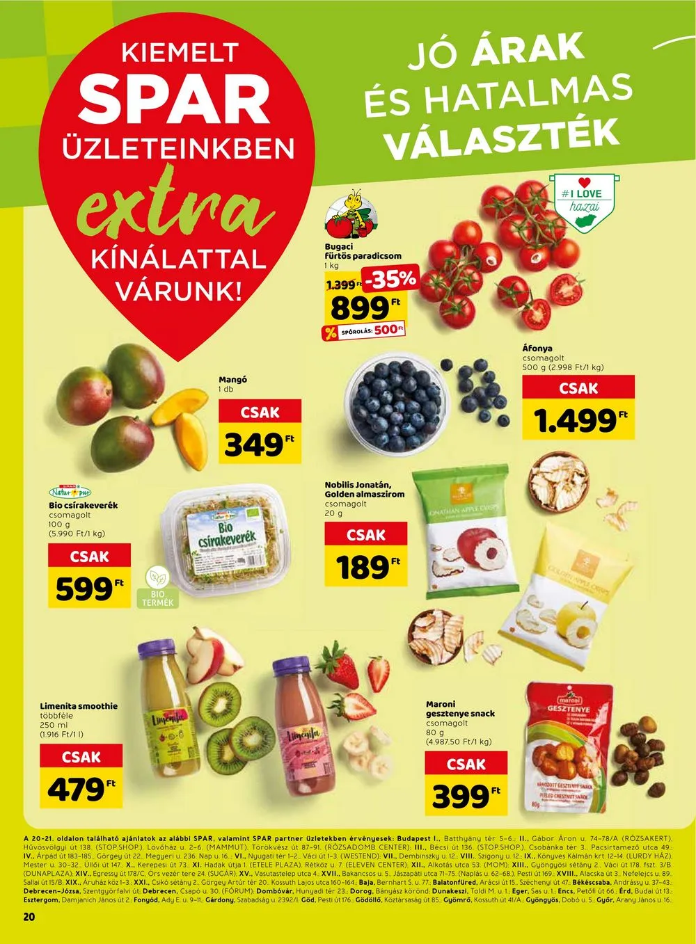 Spar akciós újság Extra 05.04–05.10