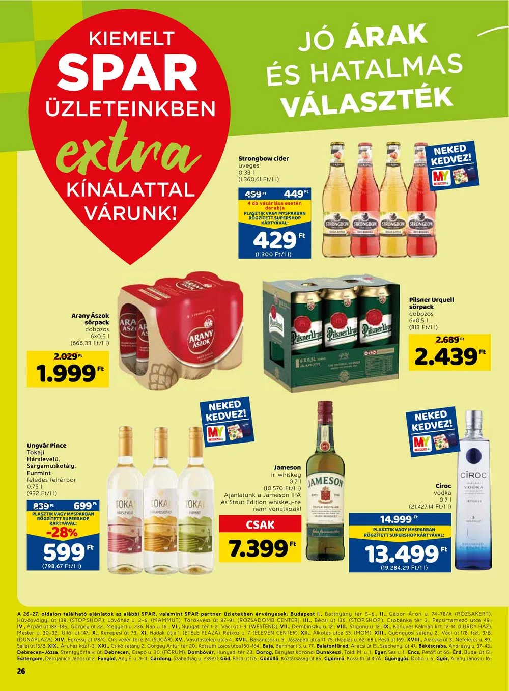 Spar akciós újság Extra 05.04–05.10 – 7. oldal