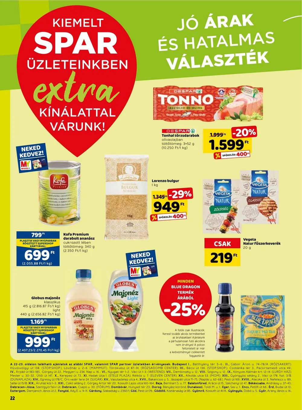 Spar akciós újság Extra 05.11–05.17 – 3. oldal