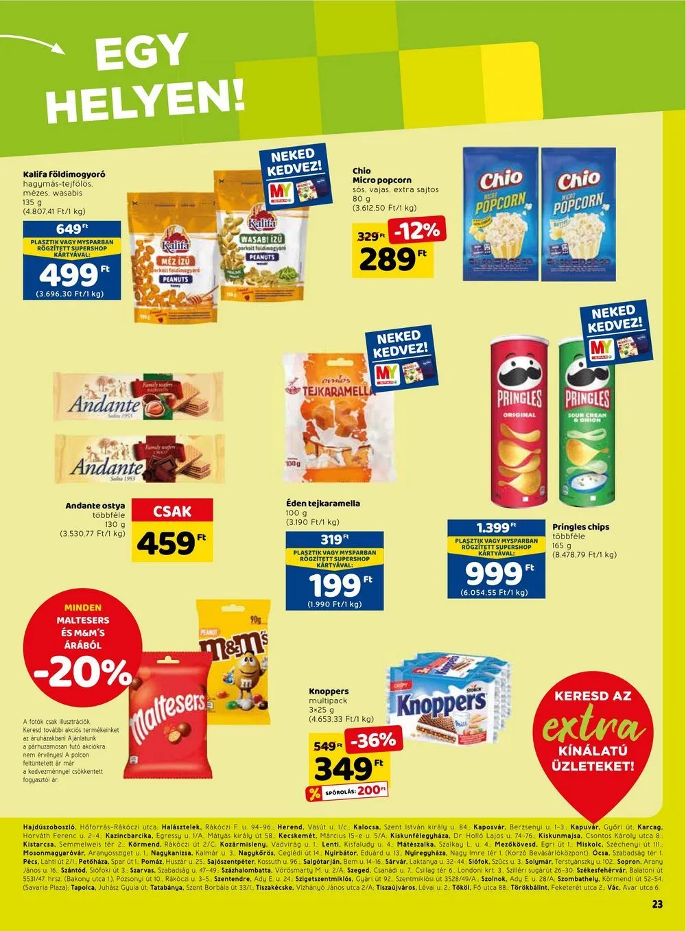 Spar akciós újság Extra 05.11–05.17 – 4. oldal