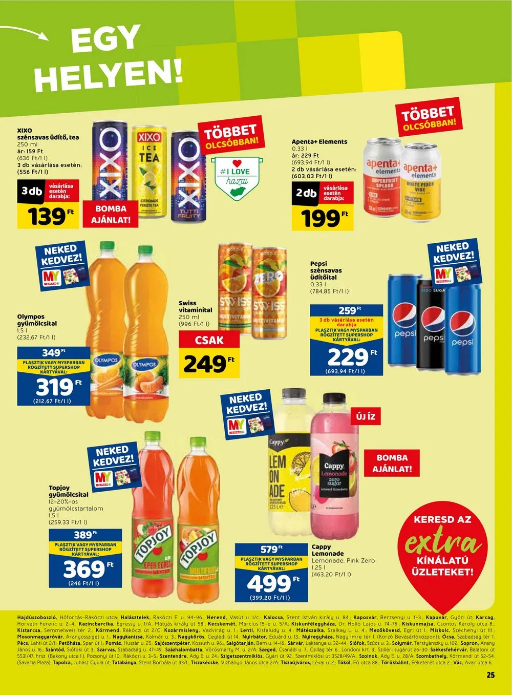 Spar akciós újság Extra 05.18–05.24 – 4. oldal