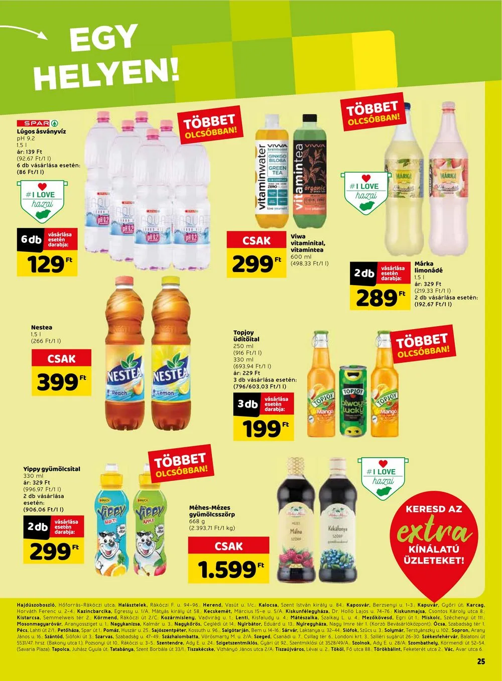 Spar akciós újság Extra 05.25–05.31 – 6. oldal