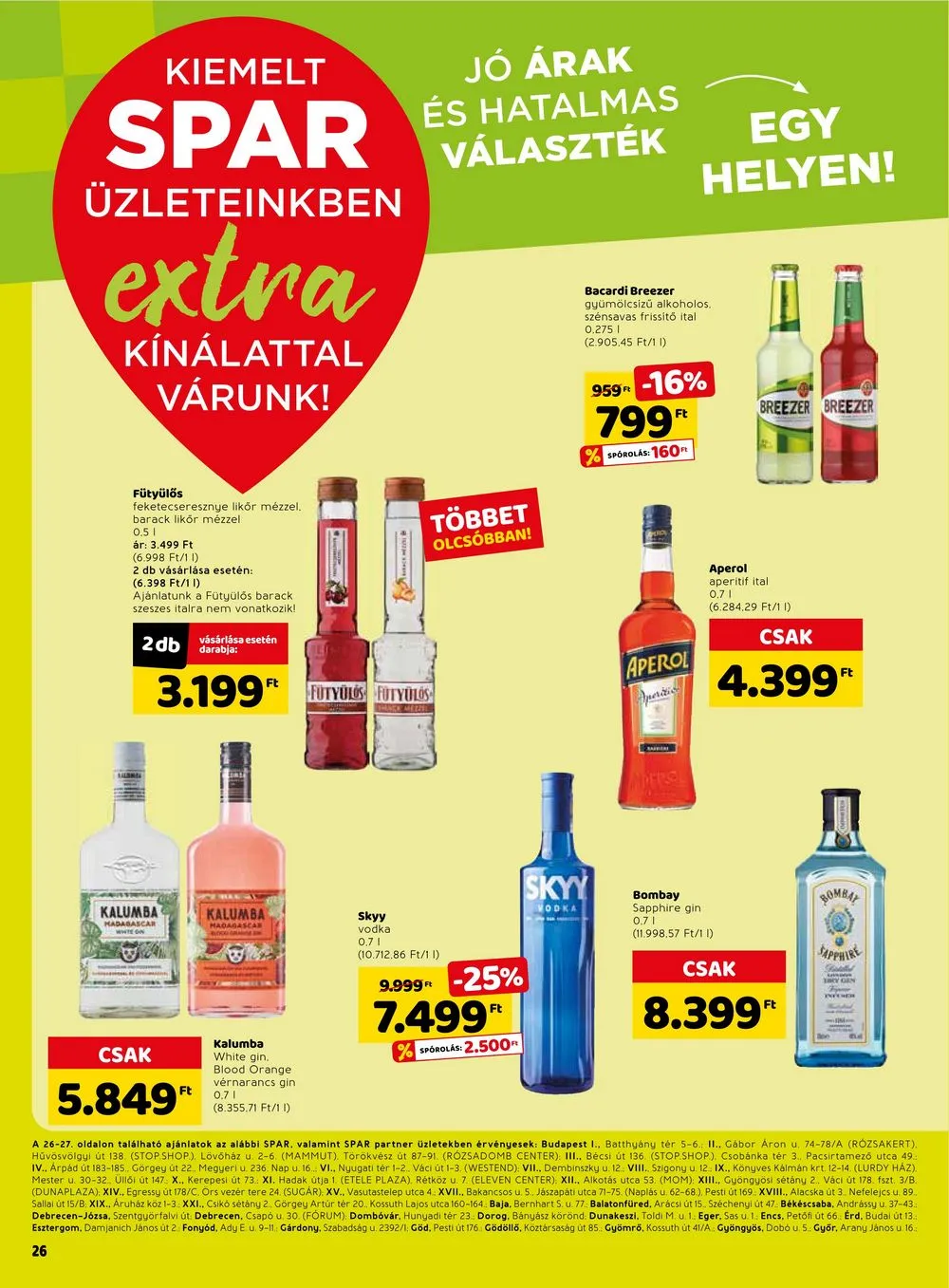 Spar akciós újság Extra 05.25–05.31 – 7. oldal