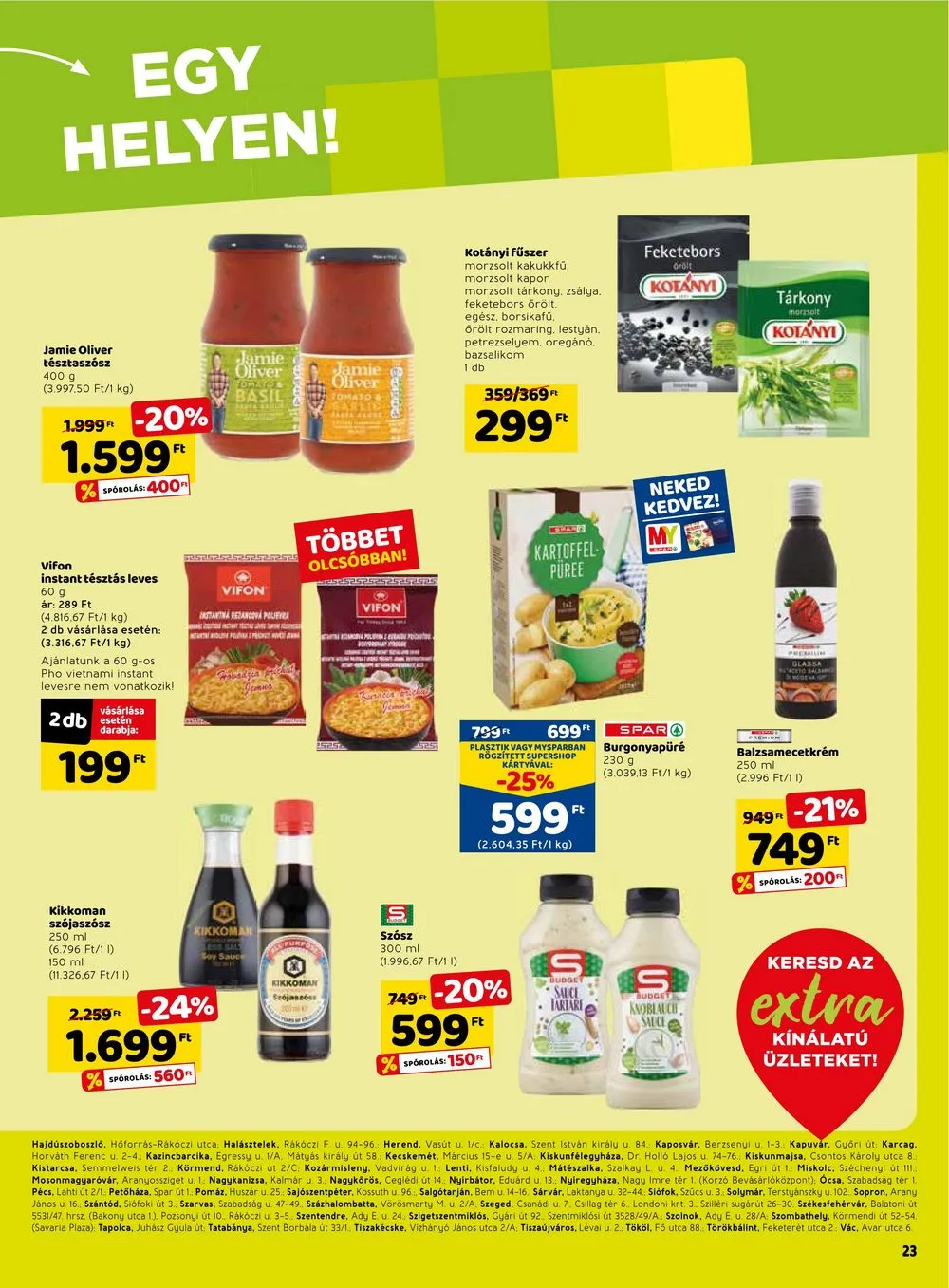 Spar akciós újság Extra 06.01–06.07 – 4. oldal