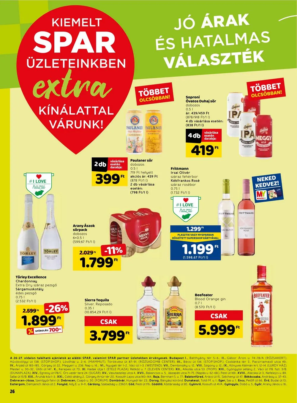 Spar akciós újság Extra 06.01–06.07 – 7. oldal