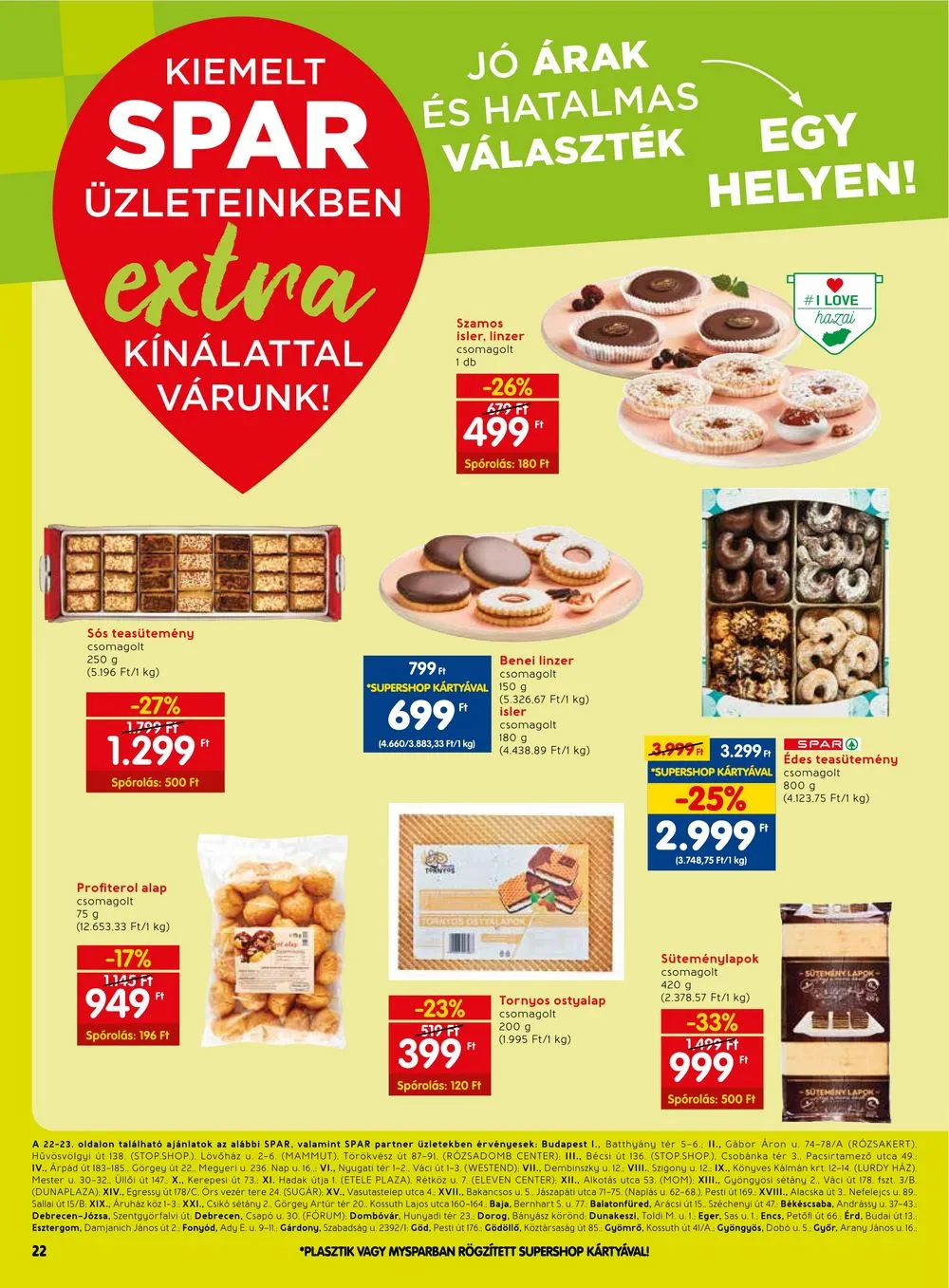 Spar akciós újság Extra 06.15–06.21 – 3. oldal