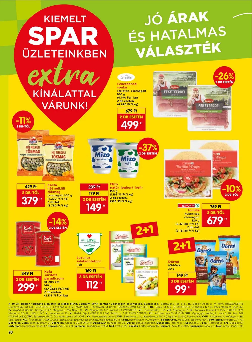 Spar akciós újság Extra 06.22–06.28