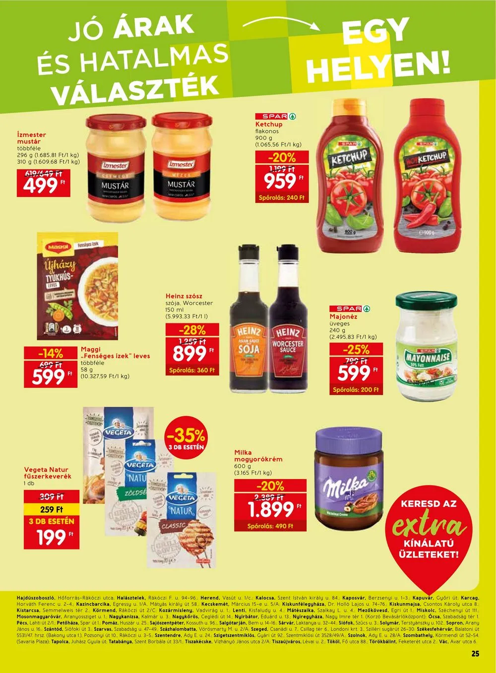 Spar akciós újság Extra 06.22–06.28 – 6. oldal