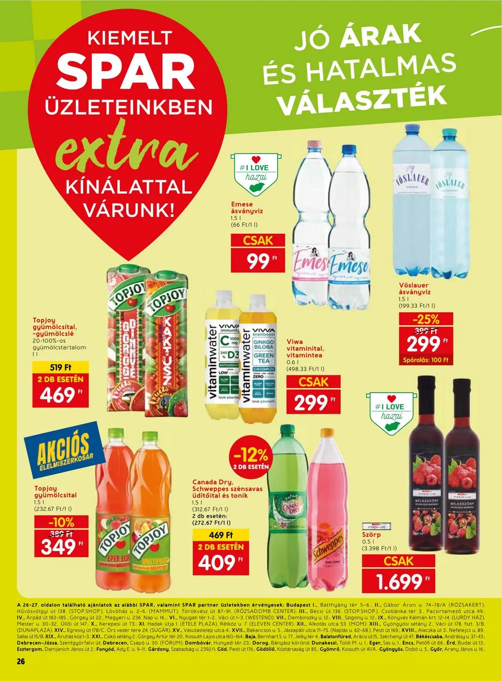 Spar akciós újság Extra 06.22–06.28 – 7. oldal