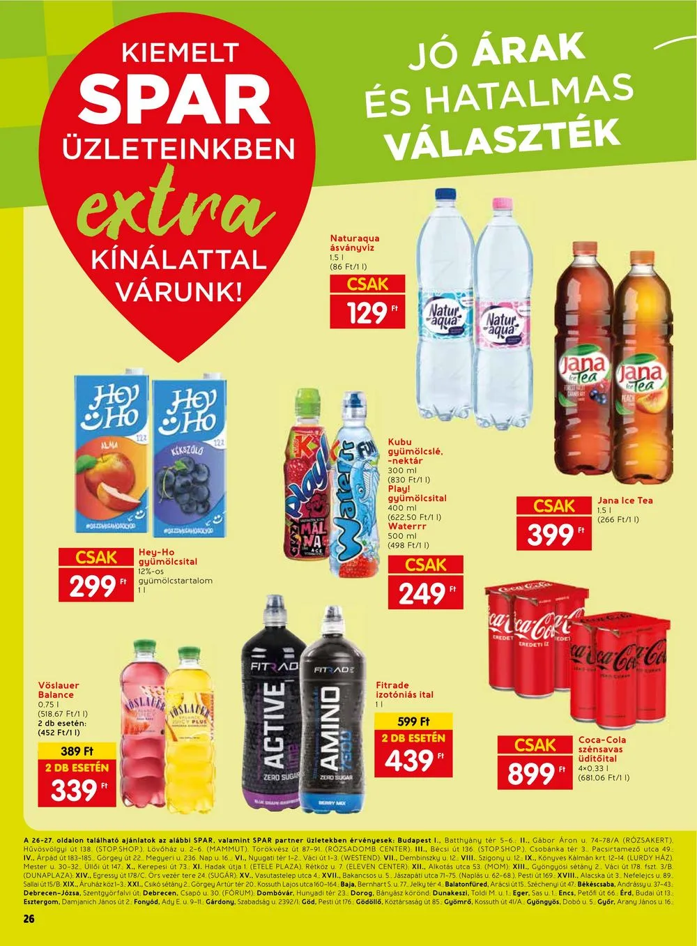 Spar akciós újság Extra 06.29–07.05 – 7. oldal