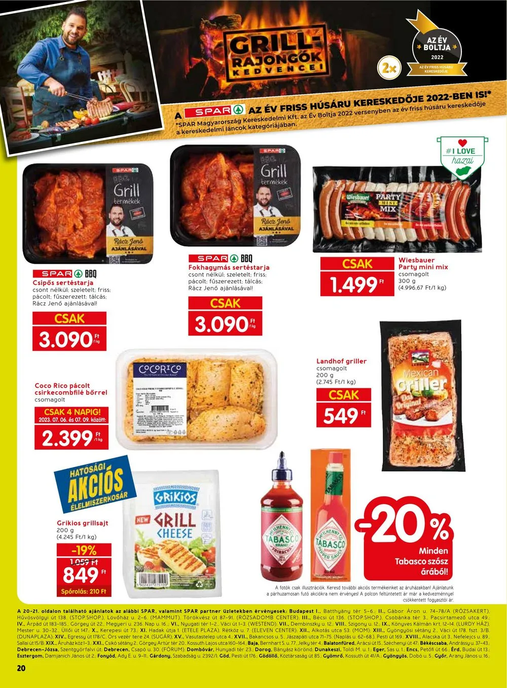 Spar akciós újság Extra 07.06–07.12