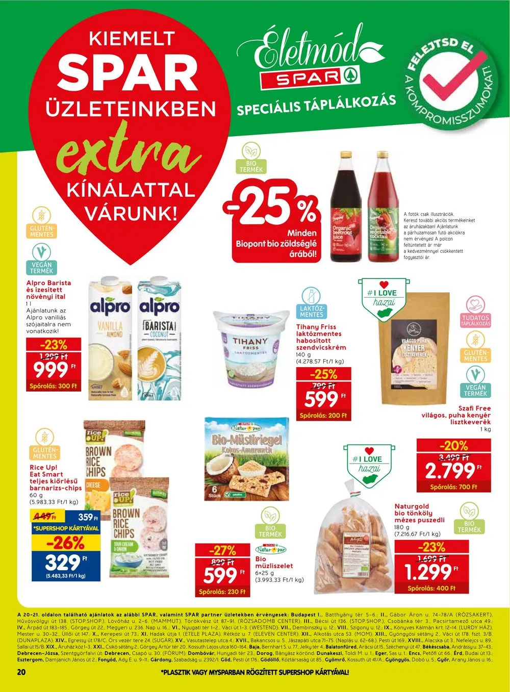 Spar akciós újság Extra 07.13–07.19