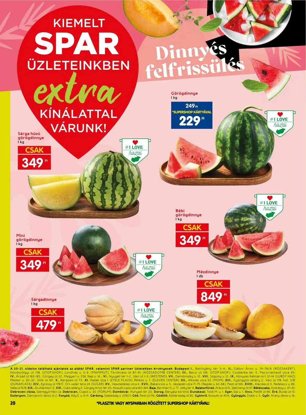 Spar akciós újság Extra 07.27–08.02