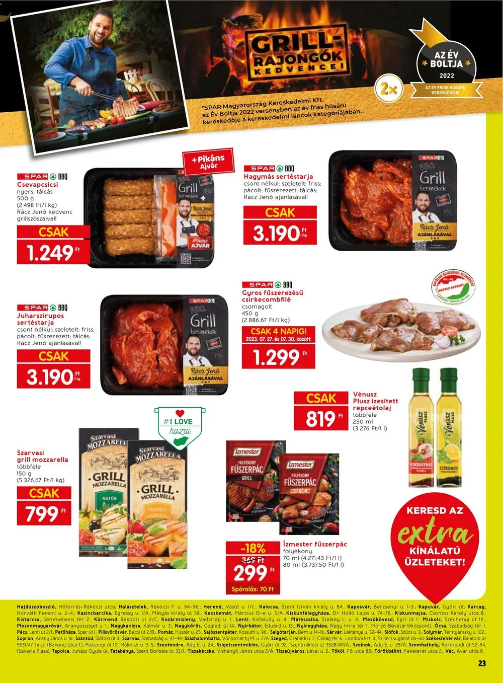 Spar akciós újság Extra 07.27–08.02 – 4. oldal