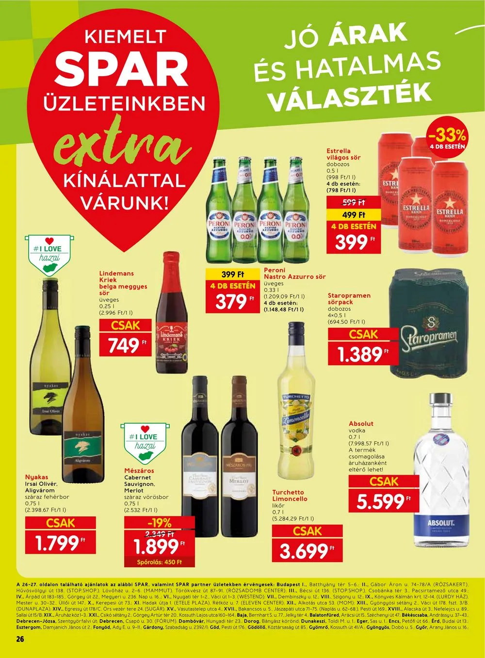 Spar akciós újság Extra 07.27–08.02 – 7. oldal