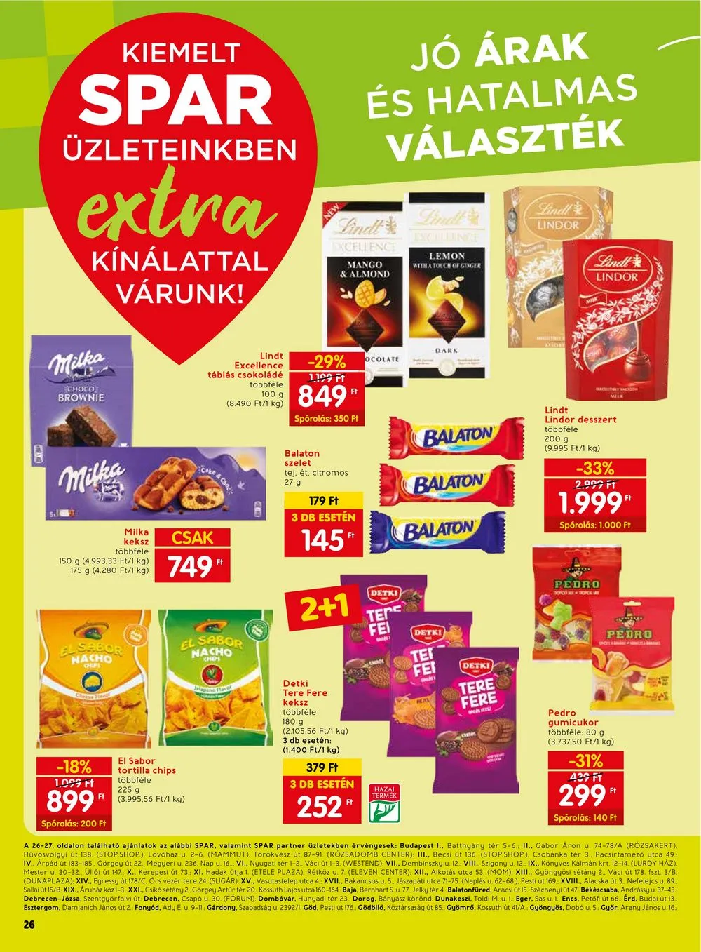 Spar akciós újság Extra 08.10–08.16 – 7. oldal