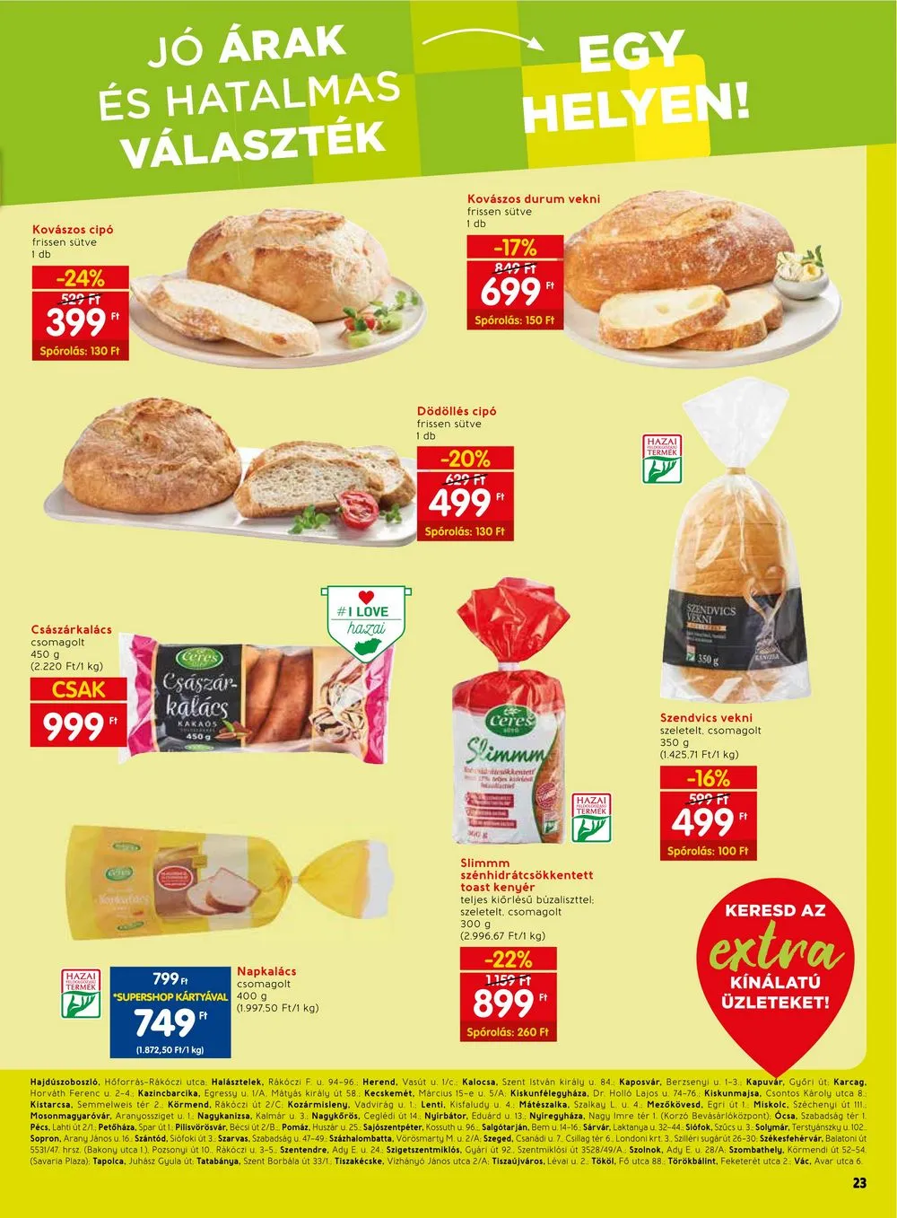 Spar akciós újság Extra 08.17–08.23 – 4. oldal